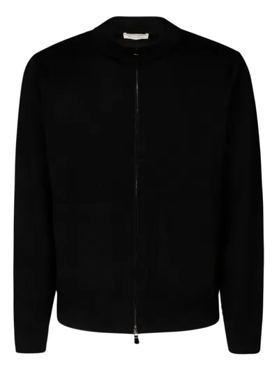 Filippo De Laurentiis Bomber Zip In Black