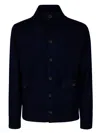 FILIPPO DE LAURENTIIS BUTTON CARDIGAN WOOL CASHMERE