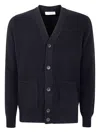 Filippo De Laurentiis Buttoned Cardigan In Black