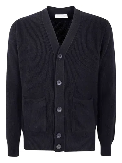 Filippo De Laurentiis Buttoned Cardigan In Black