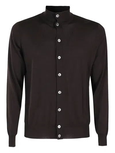 FILIPPO DE LAURENTIIS BUTTONED CARDIGAN