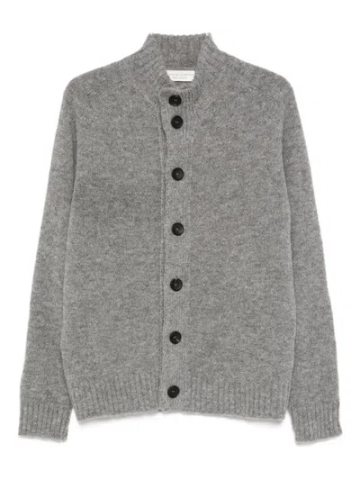FILIPPO DE LAURENTIIS BUTTONED WOOL CARDIGAN
