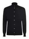 Filippo De Laurentiis Cardigan Bottoni ml Royal Merino In Black