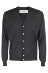 Filippo De Laurentiis Cardigan Bott ml R Merino In Antracite
