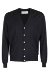 Filippo De Laurentiis Cardigan Bott ml R Merino In Blu