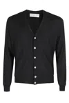 Filippo De Laurentiis Cardigan Bott ml R Merino In Nero