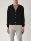 Filippo De Laurentiis Cardigan Bott ml R Merino In Nero
