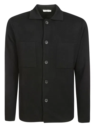 Filippo De Laurentiis Cardigan Sweater Ls In Black