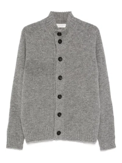 Filippo De Laurentiis Cardigan Sweater Ls In Gray