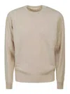 Filippo De Laurentiis Cashmere Wool Pullover In Beis Claro