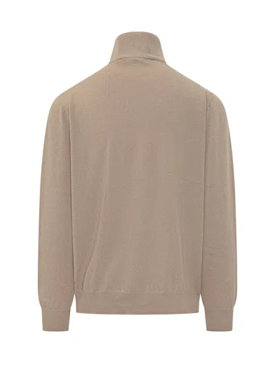 Filippo De Laurentiis Cashmere Zip Cardigan In 061
