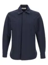 Filippo De Laurentiis Classic-collar Wool-cashmere Jacket In Blue