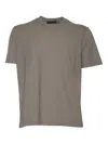 Filippo De Laurentiis Cotton Crew-neck T-shirt In Gray