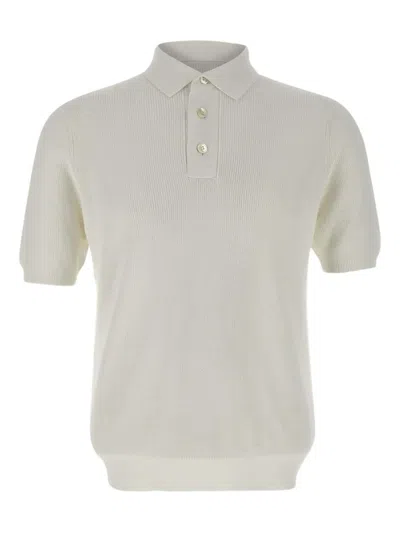 Filippo De Laurentiis Cotton Polo Shirt