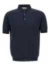 Filippo De Laurentiis Cotton Polo Shirt In Blue