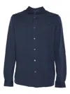 Filippo De Laurentiis Cotton Shirt In Blue