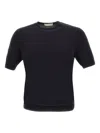 Filippo De Laurentiis Cotton Sweater In Blue