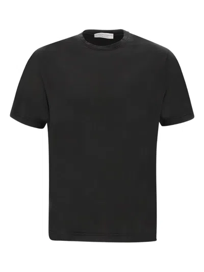 Filippo De Laurentiis Cotton T-shirt In Black