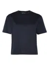 Filippo De Laurentiis Cotton T-shirt In Blue