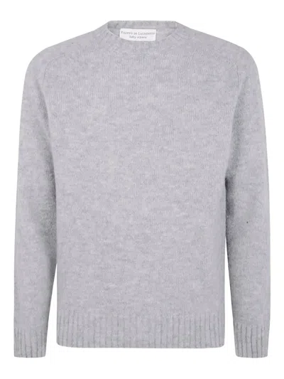 FILIPPO DE LAURENTIIS CREW-NECK KNITTED SWEATER