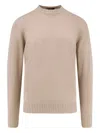 Filippo De Laurentiis Crew-neck Long-sleeve Sweater In Neutral