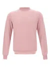 Filippo De Laurentiis Crew-neck Ribbed Jumper In Pink