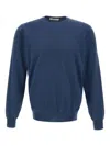 Filippo De Laurentiis Crew-neck Sweater In Blue