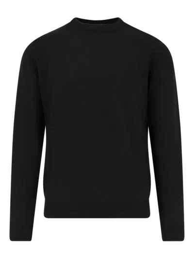 Filippo De Laurentiis Crew-neck Sweater In Black