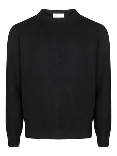Filippo De Laurentiis Crew-neck Sweater In Black