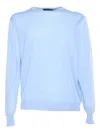 Filippo De Laurentiis Crew-neck Sweater In Blue