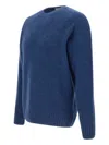 Filippo De Laurentiis Crew-neck Sweater In Blue
