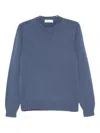 Filippo De Laurentiis Crew-neck Sweater In Blue