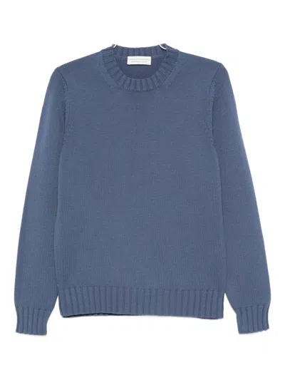Filippo De Laurentiis Crew-neck Sweater In Blue