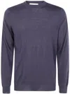 Filippo De Laurentiis Crew Neck Sweater In Blue