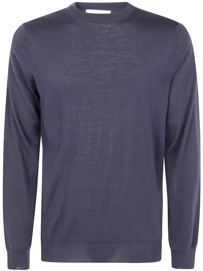 FILIPPO DE LAURENTIIS CREW NECK SWEATER,GC1ML.RM16R 097 890 NAVY