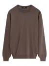 Filippo De Laurentiis Crew-neck Sweater In Brown