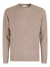 Filippo De Laurentiis Crew-neck Sweater In Brown