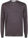 Filippo De Laurentiis Long-sleeve Crew-neck Sweater In Multi