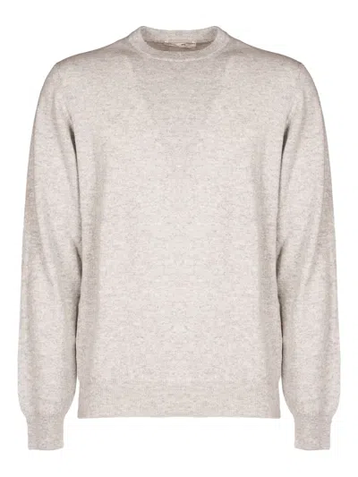 Filippo De Laurentiis Crew-neck Sweater In Gray