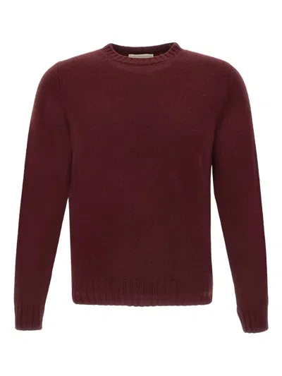 Filippo De Laurentiis Crew-neck Sweater In Red