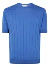 Filippo De Laurentiis Short Sleeves Round Neck Sweater