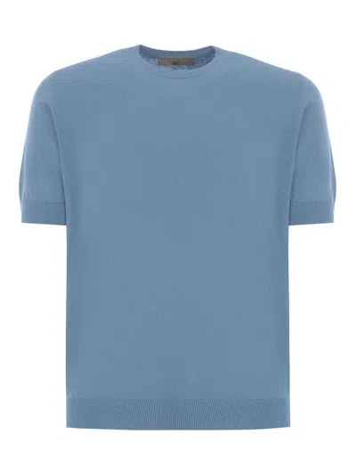 Filippo De Laurentiis Crewneck In Blue