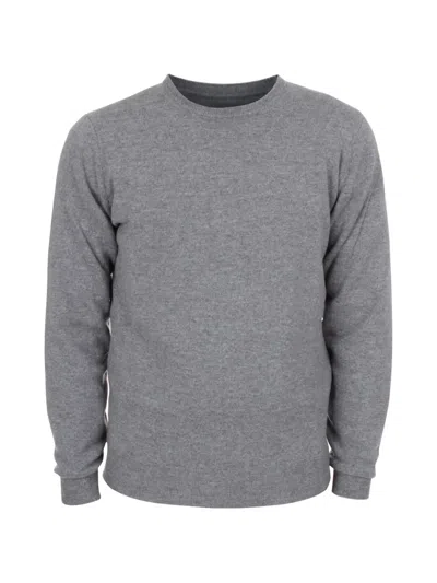 Filippo De Laurentiis Crew-neck Long-sleeved Sweater In Gray