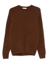 Filippo De Laurentiis Crewneck Sweater In Brown