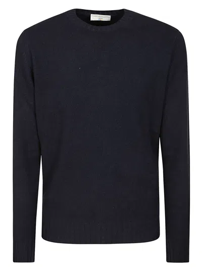 Filippo De Laurentiis Crewneck Sweater Ls In Blue