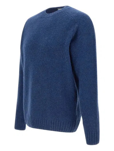 Filippo De Laurentiis Crewneck Sweater Ls In Blue