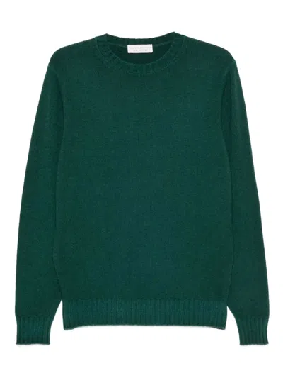 Filippo De Laurentiis Crewneck Sweater Ls In Green