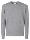 Filippo De Laurentiis Crewneck Wool Cashmere In Gray