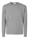 Filippo De Laurentiis Crewneck Wool Cashmere In Gray