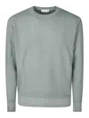 Filippo De Laurentiis Crewneck Wool Cashmere In Light Grey